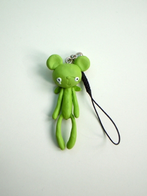 Reborn Bear Phone Strap(Light Green)